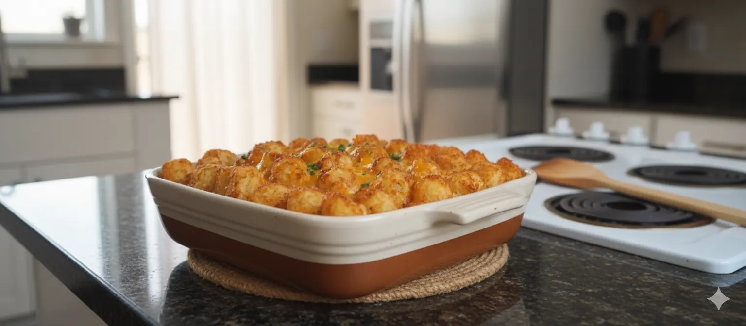 Classic Tater Tot Casserole (Easy, Creamy & Crispy)