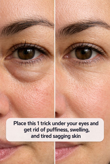Place this 1 trick under your eyes and get rid of puffiness, swelling, and tired sagging skin. Full article 👇 💬