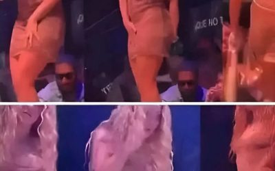 F. Shakira quickly exits stage after fan seemingly films up her dress