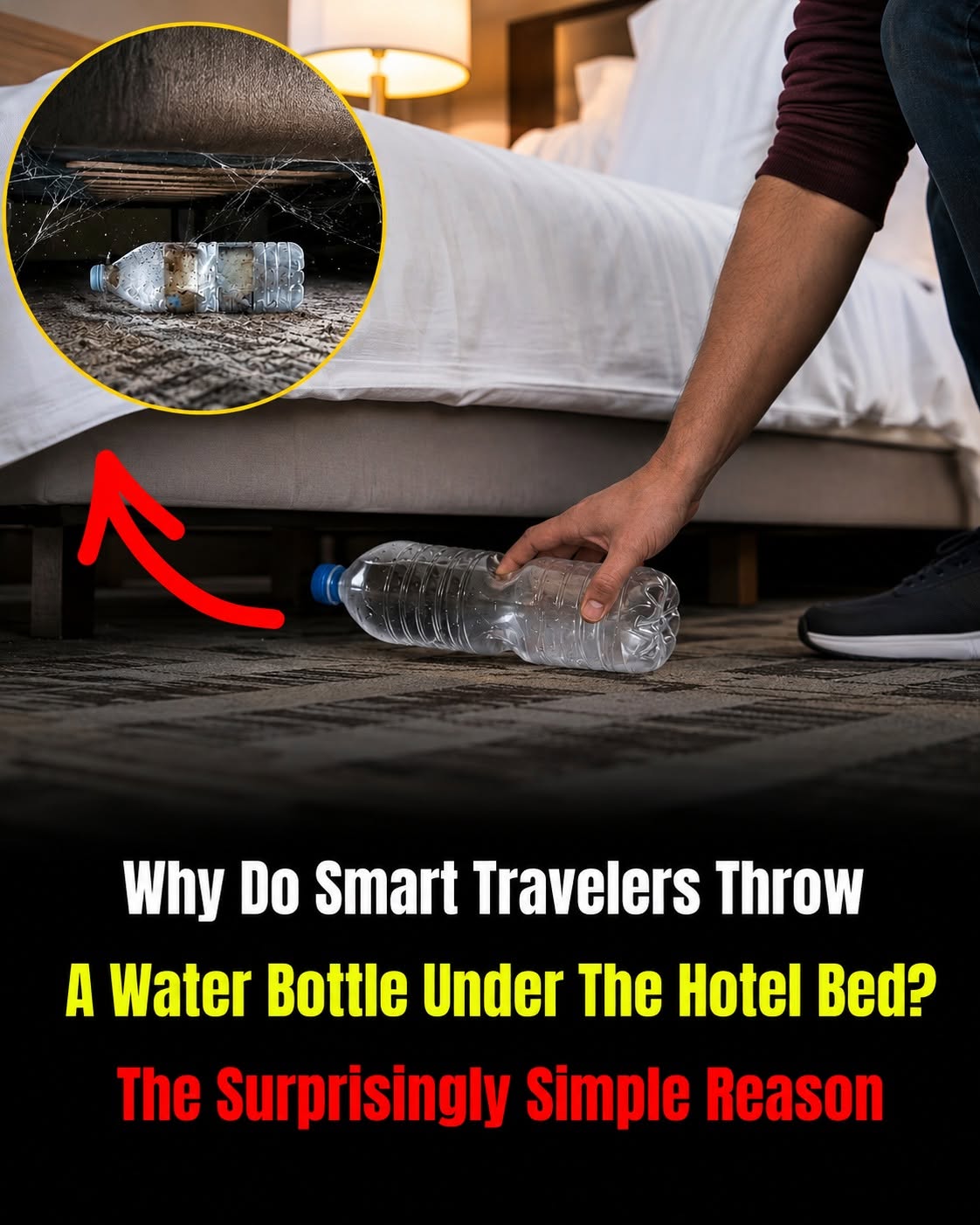 Why Experienced Travelers Roll a Water Bottle Under the Hotel Bed Before Sleeping