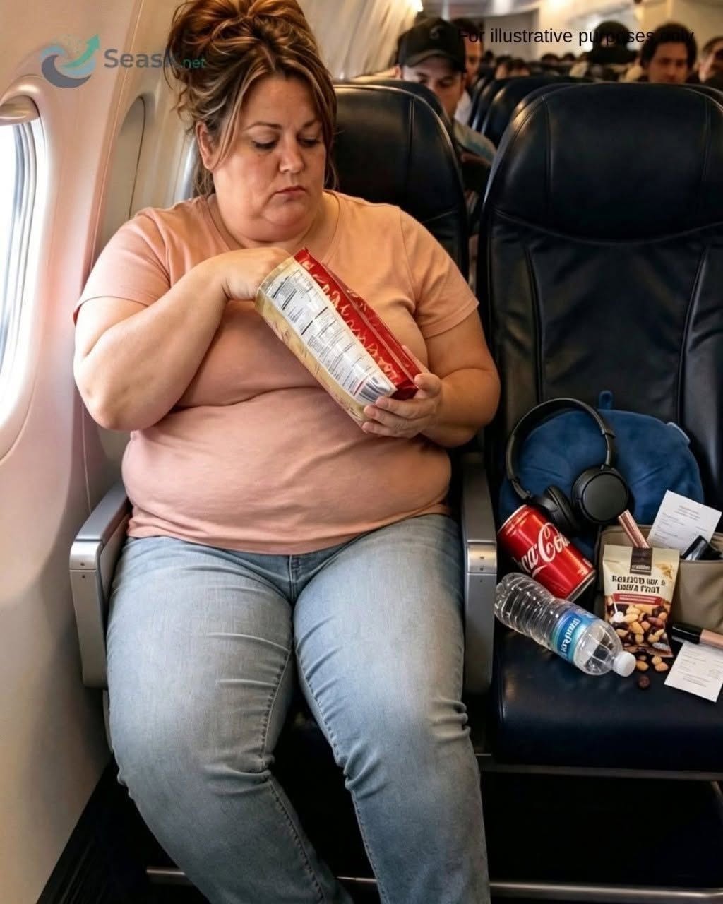 A RUDE WOMAN TOOK THE WINDOW SEAT I’D PAID FOR SO MY 6-YEAR-OLD AUTISTIC DAUGHTER COULD SIT THERE — SO THE PILOT TAUGHT HER A LESSON SHE’D NEVER FORGET. My six-year-old daughter, Emma, has autism. After my husband passed away two years ago, I decided it was finally time for us to have something normal again — a simple four-day beach vacation. It was going to be her very first flight, and I had reserved seat 7A BY THE WINDOW for Emma and seat 7B for myself. That mattered to her because looking out at the sky and sunlight helped calm her whenever she had a meltdown. When we reached our row, a woman was already sitting in 7A. I said: “Excuse me, ma’am. I think those are our seats.” She immediately scoffed and said she’d ALSO paid for the window seat. A flight attendant checked our boarding passes, sighed, and said: “I’m so sorry, ma’am. The aircraft was changed this morning. Some passengers were automatically reassigned, and there was a mistake. This seat was accidentally assigned to two passengers.” I explained that it was very important for Emma to have a window seat. The flight attendant turned to the woman and politely asked if she’d be willing to move to an available seat a few rows behind us. The woman frowned and said: “I PAID for a window seat, and I’m NOT moving. THAT’S NOT MY PROBLEM.” I looked at her and said: “Ma’am, please. I paid for a window seat too, and it’s important for my daughter.” She replied: “Why should I move? I’m ALREADY settled.” I didn’t want to create a scene in front of my daughter, so we walked away. We took the available seats that weren’t by a window, and I silently hoped Emma wouldn’t have a meltdown during the five-hour flight. Once we were in the air, the pilot welcomed everyone over the PA system. Then he said: “To the passenger sitting in seat 7A, we have a SPECIAL GIFT for you. You’re our airline’s 400th passenger.” A flight attendant brought over a box. The woman was smiling until she opened it and screamed: “HOW DARE YOU?!”…see more