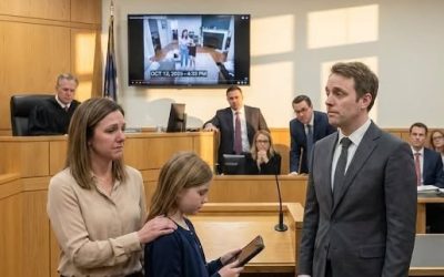 My husband filed for divorce, and my ten-year-old daughter asked the judge, “Your Honor, can I show you something Mommy doesn’t know?” The judge nodded. When the video started, the entire courtroom fell silent. My husband filed for divorce as if he were filing a police report. No therapy. No conversation. Just a packet of documents left at my office reception desk with a sticky note that read: “Please don’t make this difficult.:. That was Caleb: always polite when he wanted to be cruel. He wanted full custody of our ten-year-old daughter, Harper. He claimed I was “unstable,” “financially irresponsible,” and “emotionally volatile.” He painted himself as the calm, confident, and structured father. And because he wore a clean suit and spoke softly, people believed him. In court, he held my gaze for barely two seconds before looking away, as if I were some shameful relic he’d already thrown away. Harper sat next to my lawyer and me on the first day of the hearing, her feet dangling off the floor and her hands folded so neatly it broke my heart. I didn’t want her there, but Caleb insisted. He said she would “help the judge see the reality.” Apparently, the reality was my daughter watching her parents tear each other apart. Caleb’s lawyer spoke first. “Mr. Dawson has been the primary caregiver,” she said gently. “He takes care of the child’s upbringing. He provides stability. Meanwhile, Ms. Dawson has unpredictable mood swings and has exposed the child to inappropriate conflicts.” Inappropriate conflicts. I wanted to laugh, but my throat burned. I had proof: texts, bank statements, the nights Caleb didn’t come home, the way he siphoned money into an account I didn’t even know existed. But they told me to stay calm, to let my lawyer speak, to allow the evidence to be presented in order. Even so, the judge’s face remained neutral. That kind of neutrality that makes you feel invisible. Then, just as Caleb’s lawyer finished, Harper shifted in her seat. She raised her hand, small and firm. Everyone turned. My heart stopped. “Harper…” I whispered, trying to gently stop her. But Harper stood up anyway, looking at the bench with eyes too serious for a ten-year-old. “Your Honor,” she said clearly, her voice trembling but brave, “can I show you something Mommy doesn’t know?” The courtroom fell so quiet you could hear the air. Caleb’s head snapped toward her. For the first time that day, his composure cracked. “Harper,” he said sharply, “sit down.” Harper didn’t sit down. The judge leaned slightly forward. “What do you want to show me?” he asked. Harper swallowed. “A video,” she said. “It’s on my tablet. I put it away because I didn’t know who to tell.” My stomach sank. A video? Caleb’s lawyer stood up immediately. “Your Honor, we object—” The judge raised his hand. “I’ll allow a brief search in my chambers,” he said, then looked at Harper. “But tell me first: why doesn’t your mother know?” Harper’s chin trembled. “Because Dad told me not to,” she whispered. Caleb went pale. My hands were shaking so badly I had to grip the edge of the table. The judge’s voice was calm, but firm. “Marshal,” he said. “Bring the child’s device.” Harper walked forward, small in that enormous room, and handed her tablet to the court officer with both hands, as if it were sacred. When the judge signaled for the court screen to turn on, my heart was pounding so hard my ears hurt. The screen flickered. And the first image that appeared froze the entire courtroom. Because it wasn’t some silly video of a little girl. It was my husband, Caleb, standing in our kitchen at …. To be continued in 1st comment 👇