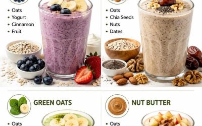 Power Up Your Mornings With These 4 Easy and Delicious Oat Breakfast Smoothies