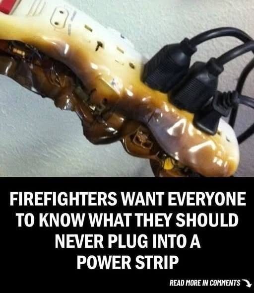 Things You Should Never Plug Into a Power Strip