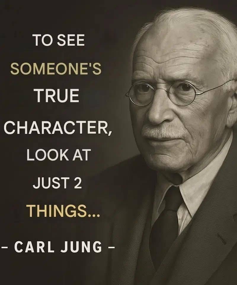 To see someone’s true character, look at just these 2 things
