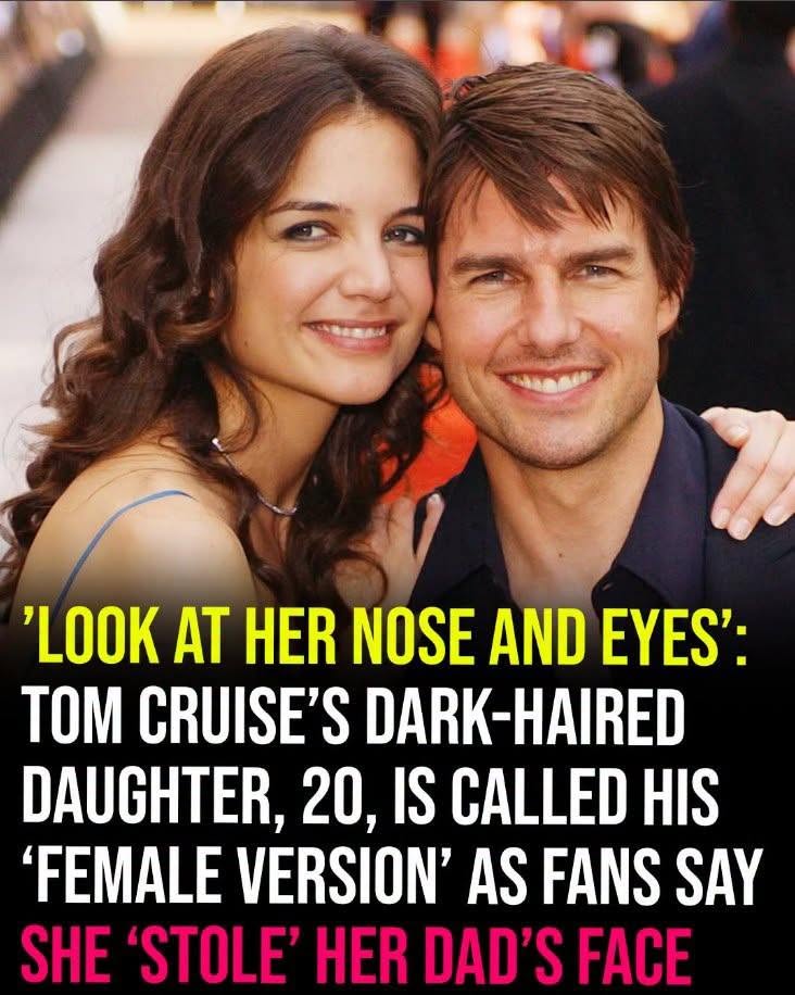 Suri Cruise is all grown up and fans can’t get over how muchshe looks like her dad