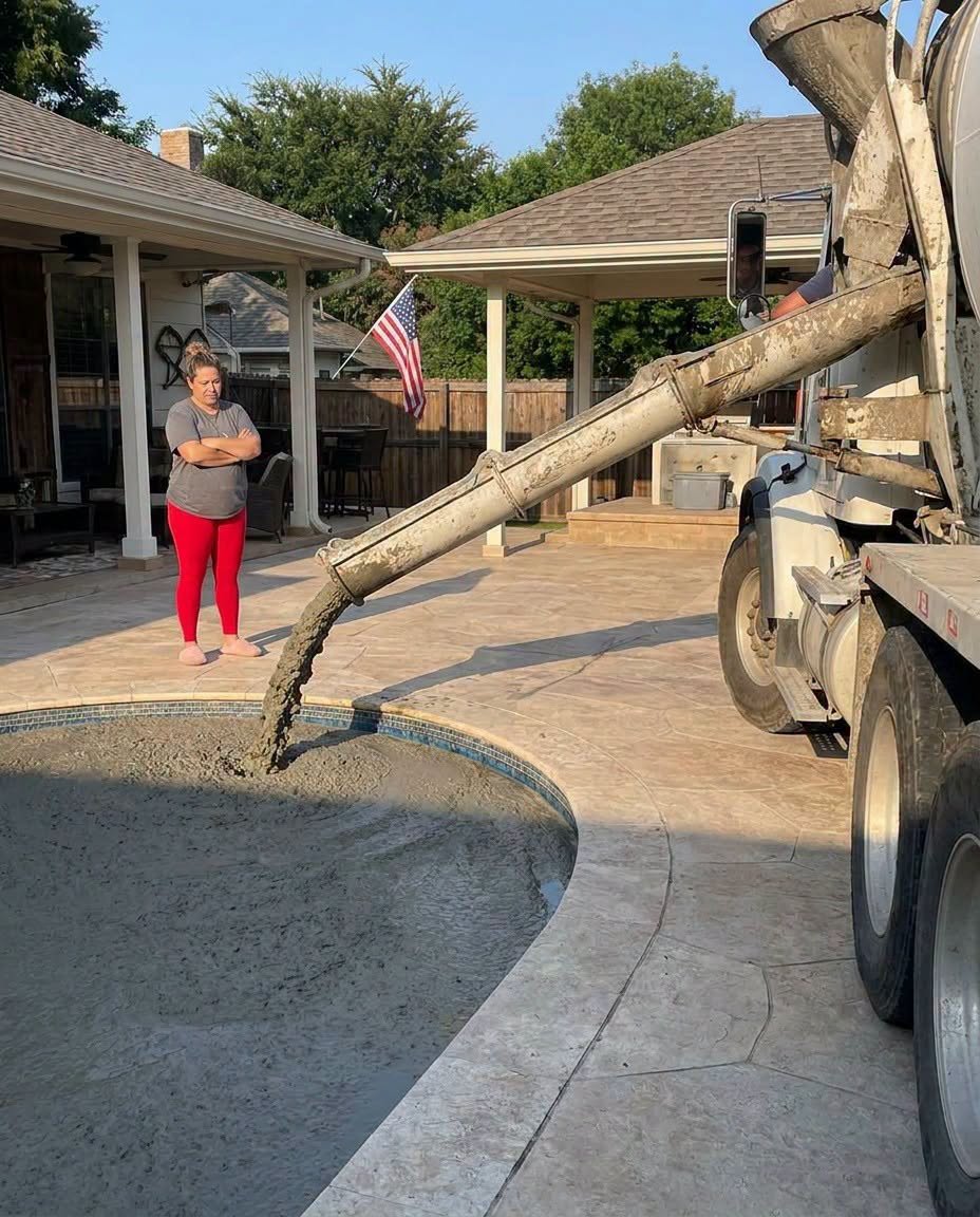 My Neighbor Filled My Late Husband’s Pool With Concrete—Then She Faced the Consequences
