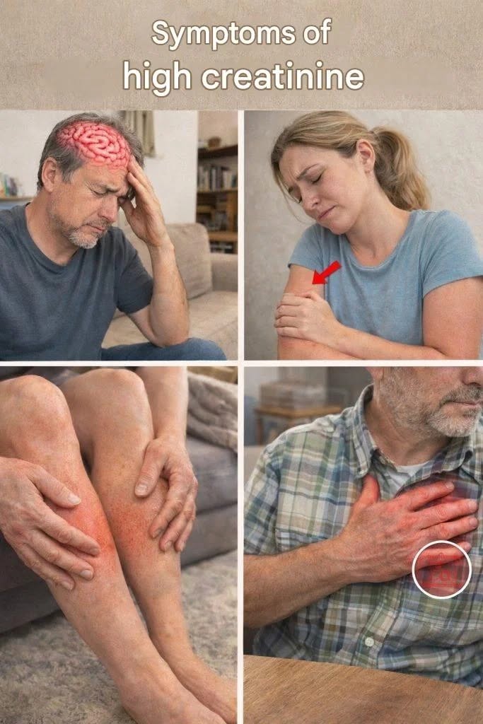 12 silent symptoms of high creatinine levels that doctors don’t always mention