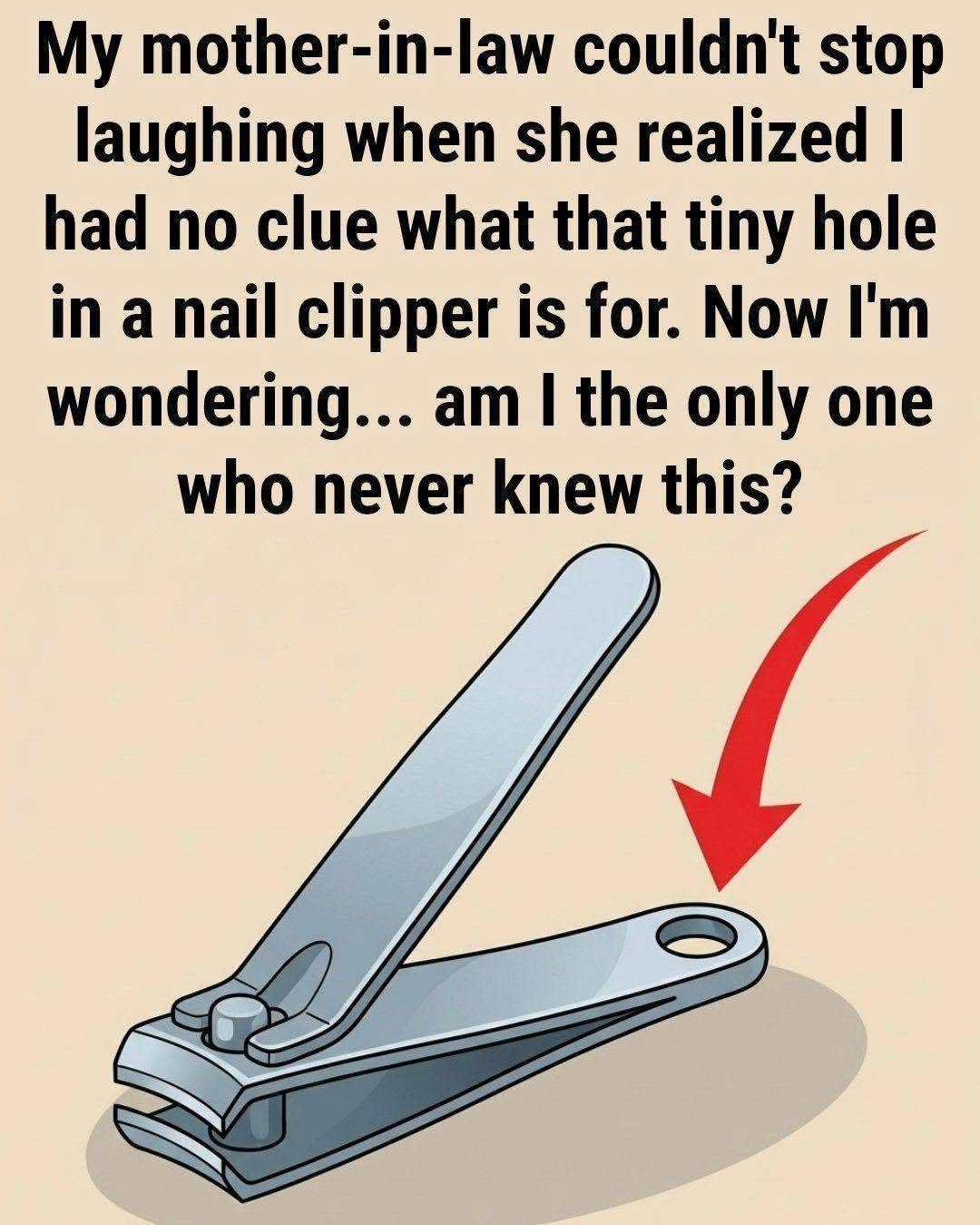 What’s the Small Round Hole on Your Nail Clipper For?