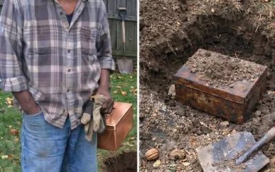 My Elderly Neighbor Died — Two Days Later, I Dug Up the Secret He Hid Under His Apple Tree for 40 Years