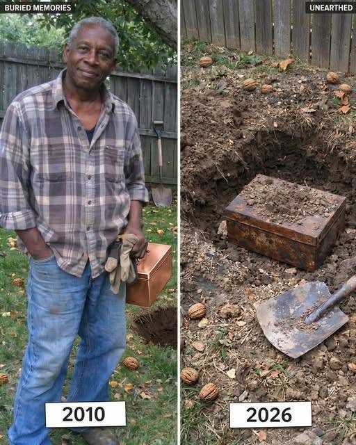My Elderly Neighbor Died — Two Days Later, I Dug Up the Secret He Hid Under His Apple Tree for 40 Years