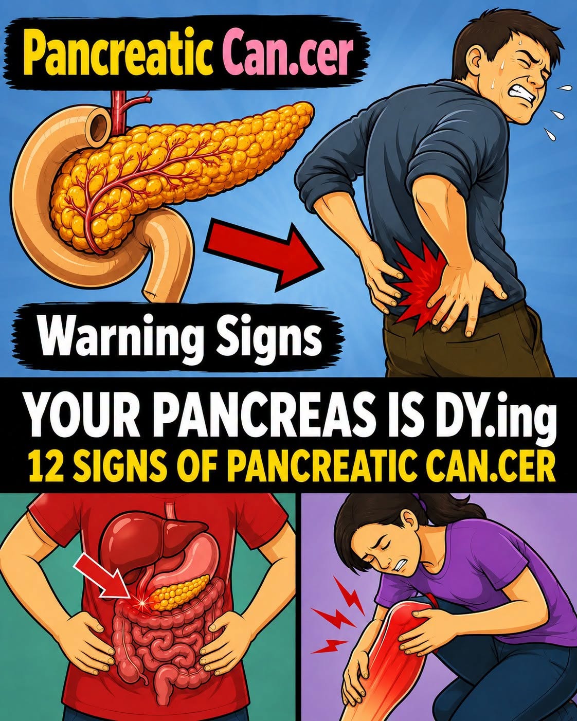 12 Signs of Pancreatic Can.cer You Should Never Ignore