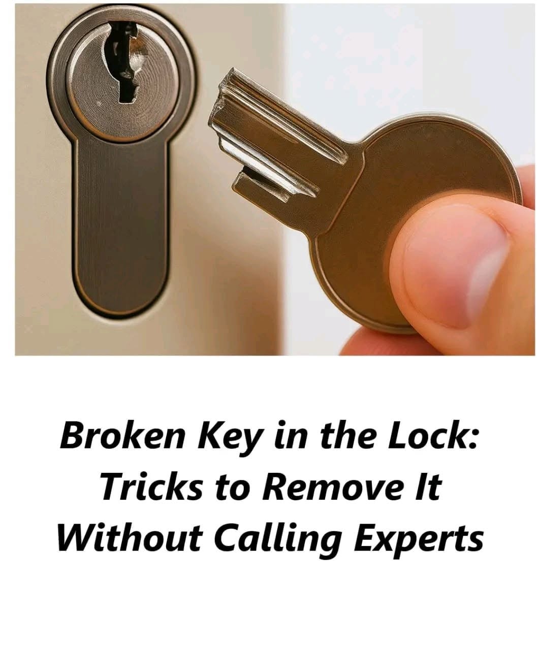 Broken Key in the Lock? Here’s What to Do (Without Damaging the Doo