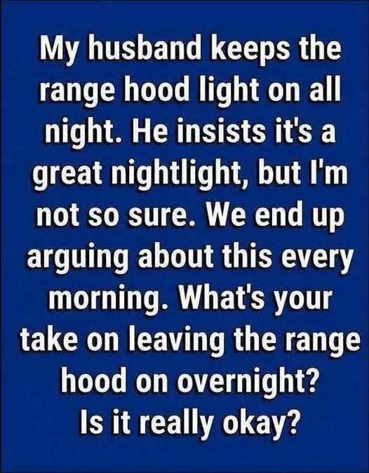 Should You Leave Your Range Hood Light On Overnight? A Practical Guide