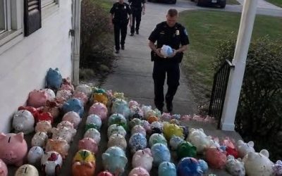 My 6-Year-Old Son Gave His Entire Savings to Our Elderly Neighbor—The Next Morning, Our Yard Was Filled With Piggy Banks and Police Cars