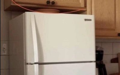Here’s what the cupboards above your fridge are for