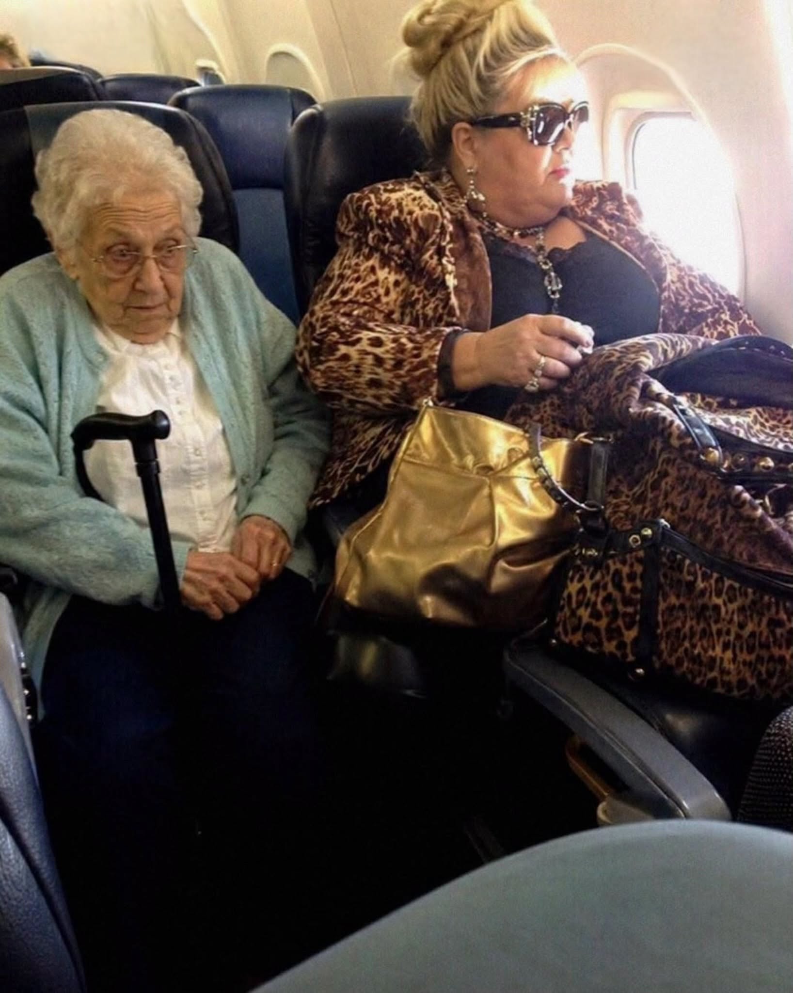 A Woman on the Plane Took Up Part of My Grandmother’s Seat — Then an Unexpected Moment Changed Everything
