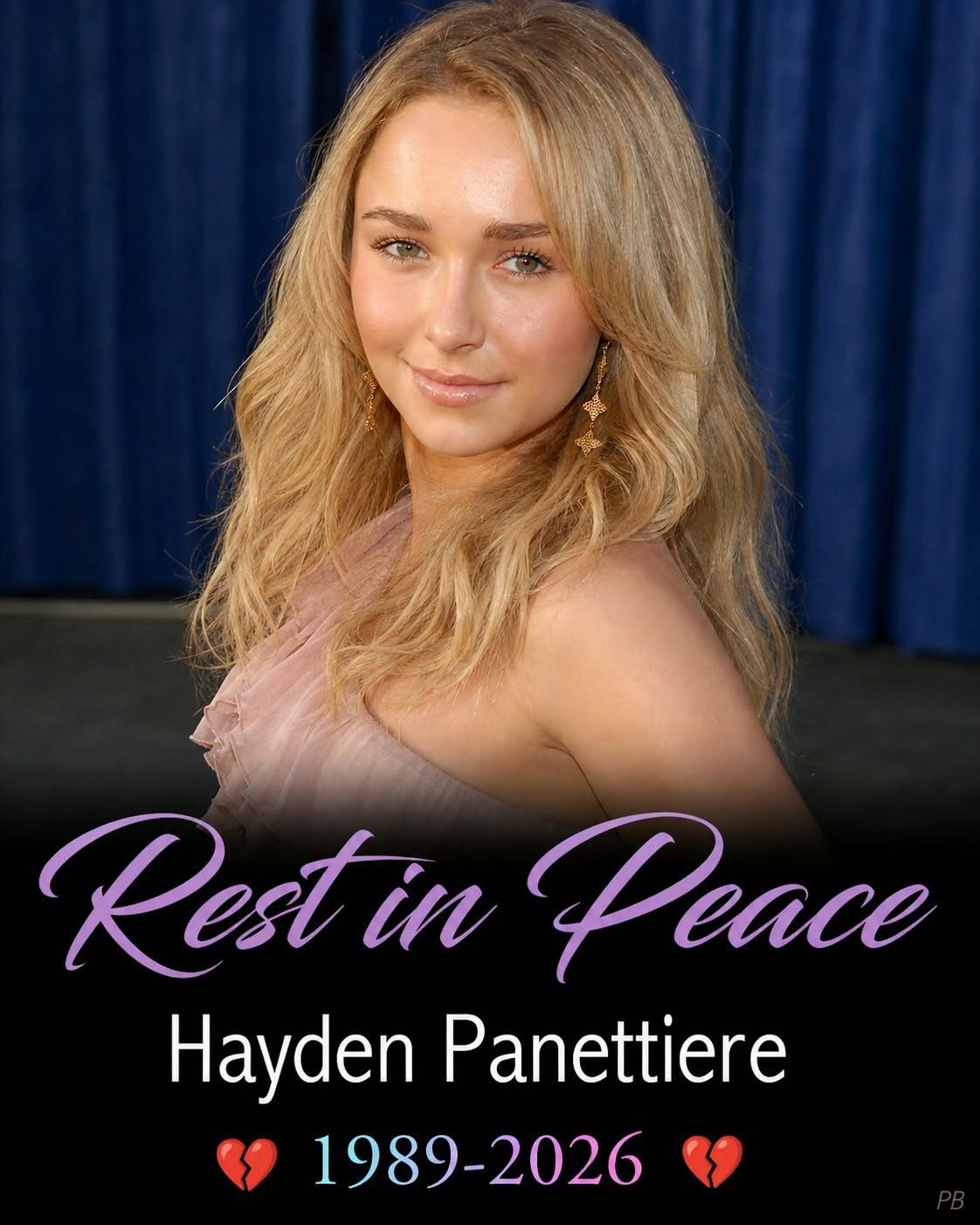 With broken hearts, we share the tragic news about this multi-talented actress who gave us so much… See the comments 👇💔 ​ﾠ​ㅤ