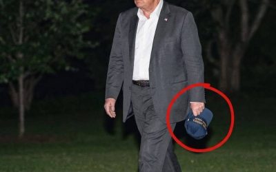 Just in: Trump was seen with a…See more.
