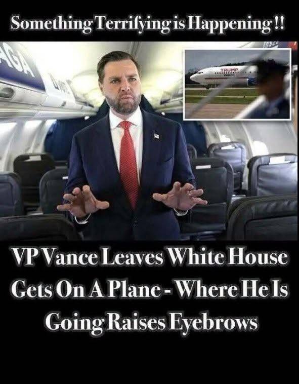 JD Vance Boards Plane… He Is Now Going To ….