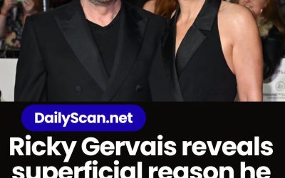 Ricky Gervais reveals superficial reason he plans to finally marry partner of 44 years