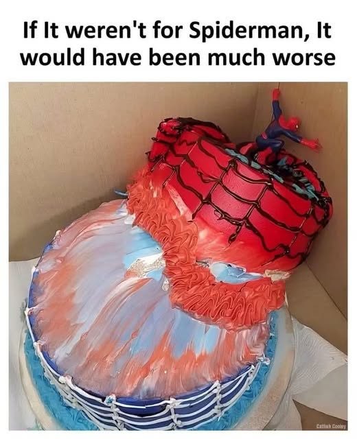 If It Weren’t for Spider-Man, This Cake Would Have Been Much Worse