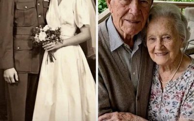 My husband and I were married for 72 years — at his funeral, one of the men he served with handed me a small box, and the moment I opened it, my heart stopped. My husband and I were married for 72 years. Seventy-two birthdays, holidays, quiet mornings with coffee, and long evenings sitting on the porch. When you spend that much time with someone, you start to believe you know everything about them. But the truth is, sometimes you only know the parts they choose to show you. My husband, Walter, was a veteran. When he was young, he served in the army. After he passed away, our children and grandchildren gathered for the funeral. It was a small service, quiet and respectful. Walter had always been a simple man. He didn’t like attention. Near the end of the service, while people were beginning to leave, I noticed an older man standing near the back of the room. I didn’t recognize him. He looked about Walter’s age, maybe a little older. His back was slightly bent, and he wore an old service jacket that had clearly been kept for many years. For a long time, he just stood there watching the photo of Walter by the casket. Then he slowly walked toward me. “I served with your husband,” he said softly. His voice shook a little, like it was carrying memories that were too heavy to hold. Before I could say anything, he reached into his coat pocket and pulled out a small wooden box. It was worn and scratched, like it had been carried around for decades. “He told me,” the man said, placing it gently in my hands, “that if anything ever happened to him… I should make sure you received this.” My fingers trembled as I opened the lid. The moment I looked inside, my heart stopped. “Oh God… what is this?!” I asked, my voice louder than I intended. ⬇️