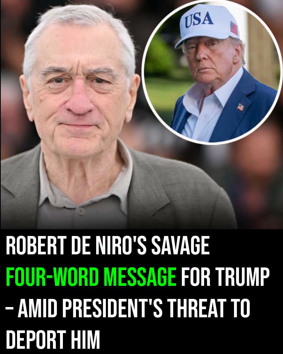 Robert De Niro’s Short Response Gets People Talking After a Recent Public Dispute