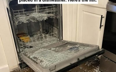 Things you absolutely should not put in a dishwasher