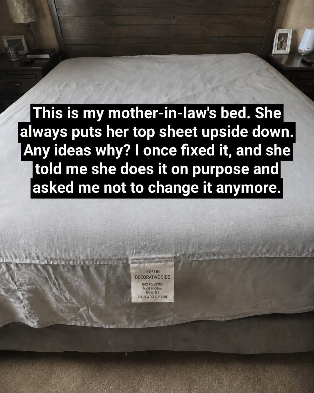 Why Some People Put Top Sheets On Upside Down